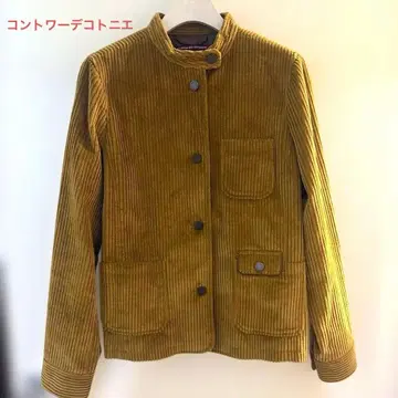 콩트와르 데코토니에 코듀로이 자켓 블루종 M 사이즈 sample 제품