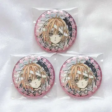 CLAMP 츠바사 사쿠라 키라키라 캔뱃지