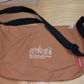 맨하탄 포티지 브라운 숄더백