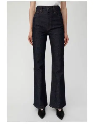 새상품 MOUSSY MVS FLARE 플레어 데님 25인치 원워시