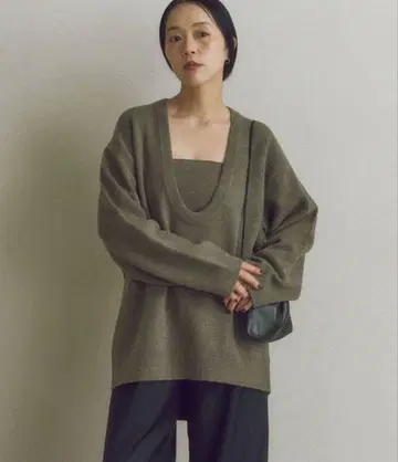 plage MY Uneck 니트 M 사이즈