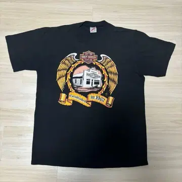 80s 90s 할리 데이비슨 티셔츠 usa L 사이즈