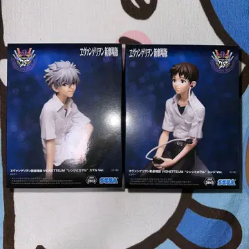 [ 미개봉 새상품 ] 에반게리온 VIGNETTEUM 신지와 카오루 세트
