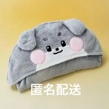 ZERONI 고니니 후드 부착 담요