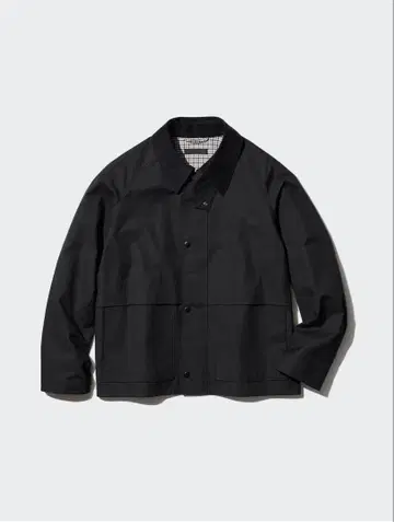 새상품급 24 모델 유니클로 유틸리티 숏 블루종 블랙 L