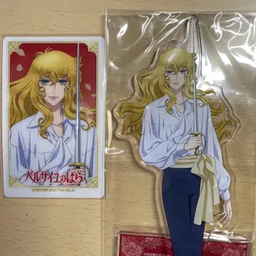 베르사이유의 장미 아크릴 스탠드 오스칼 클리어 카드 유료 특전