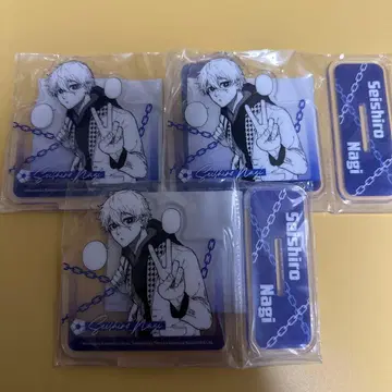 블루 록 나기 세이시로 아크릴 스탠드 3개