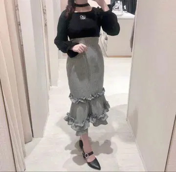 evelyn 프릴 머메이드 도킹 OP