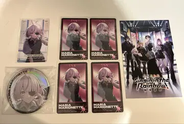 니지산지 한국 서울 한정판 카드 캔뱃지 AGF 마리아