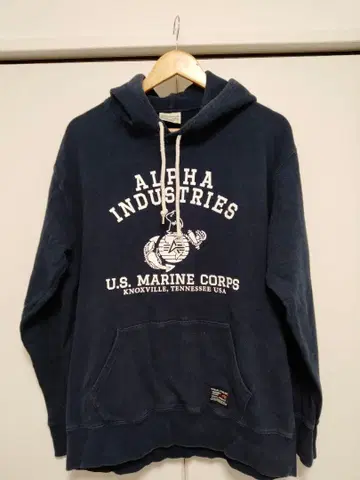 ALPHA INDUSTRIES U.S. MARINE 후드티 XL