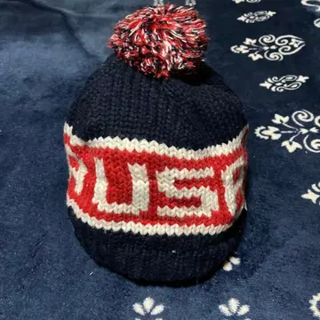 레어 80s 모자 꽁지 니트 캡