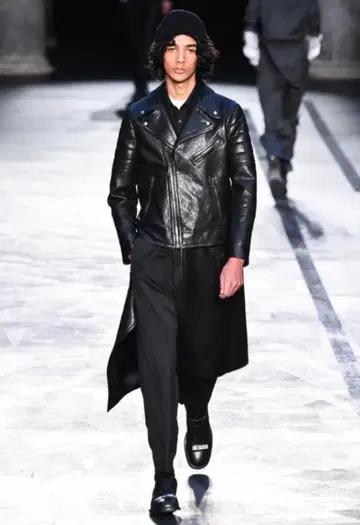 NEIL BARRETT 더블 라이더스 코트 xs 닐바렛 블랙