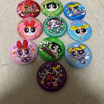 파워퍼프걸스 자수 캔뱃지