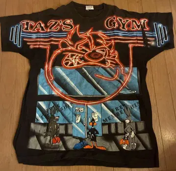 Tazmania Looney Tunes Neon Vintage 90's