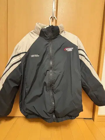 리버서블 다운 자켓 그레이/블랙