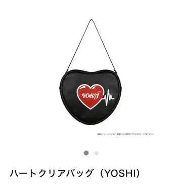 TREASURE 하트 클리어 백 YOSHI