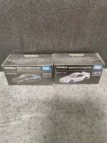 재팬 모빌리티 쇼 토미카 프리미엄 GT-R 2대 세트