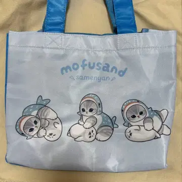 시마무라 모프 샌드 미니 토트백 사메냥 블루
