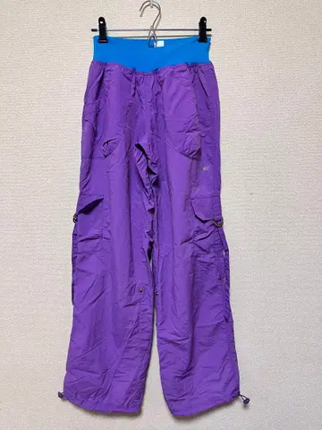 Zumba 보라색 x 스카이블루 카고 팬츠