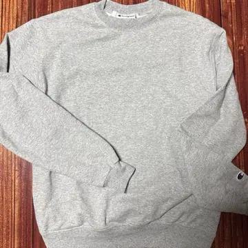 Champion 그레이 크루넥 맨투맨 M