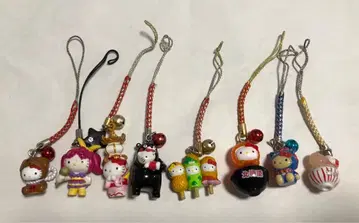 지역 한정 헬로키티 족쇄 스트랩 8개 세트