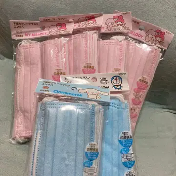 마이멜로디 시나모롤 도라에몽 마스크 10개입 세트