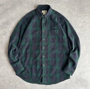00s 엘엘빈 BD 셔츠 라이트 플란넬 셔츠 블랙워치