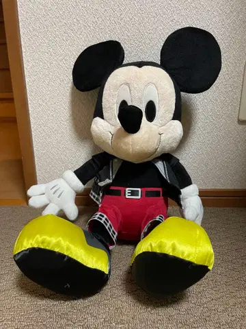 킹덤하츠 미키 왕님 봉제 인형 제일복권 라스트 원