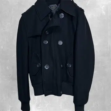 더블 브레스트 피코트풍 블루종 / 노브랜드 블랙 사이즈 S