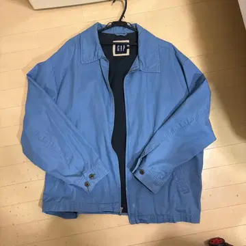 GAP 라이트 블루 집업 자켓 XL
