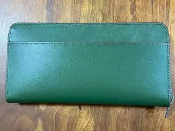 [ 그린 ] 장지갑 도치기 가죽 일본제 천연 가죽 YKK 지퍼 가죽 지갑