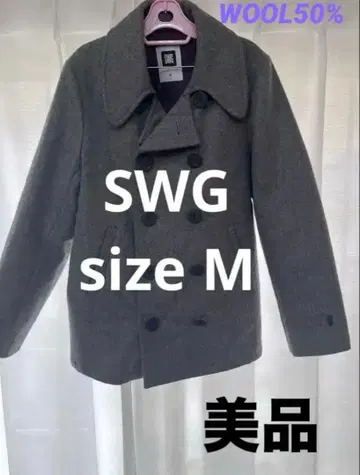 [ 특가 ] SWG 스와거 울 P 코트 그레이 P 코트 코트