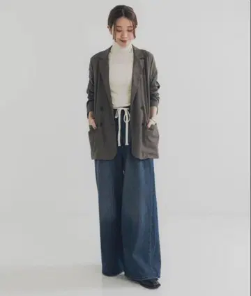 [ URBAN RESEARCH ] 데님 이지 와이드 팬츠 size 40