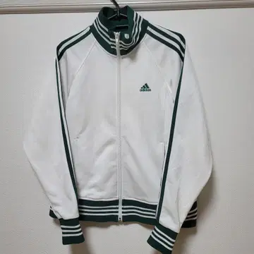 아디다스 트랙 자켓 저리 화이트 그린