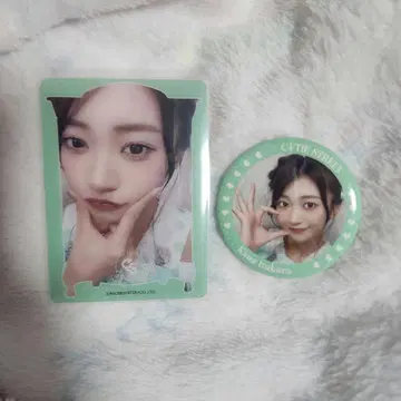 CUTIESTREET 이타쿠라 카나 캔뱃지&클리어 트레이딩 카드