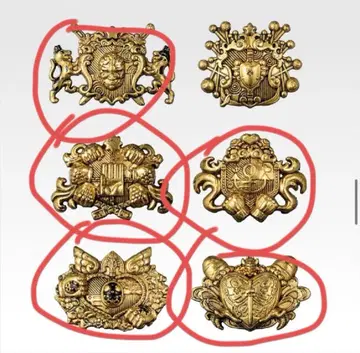 죠죠의 기묘한 모험 제일복권 죠죠월드 H상 핀즈컬렉션 5종