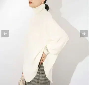 저널 스탠다드 판초 하이넥 풀오버