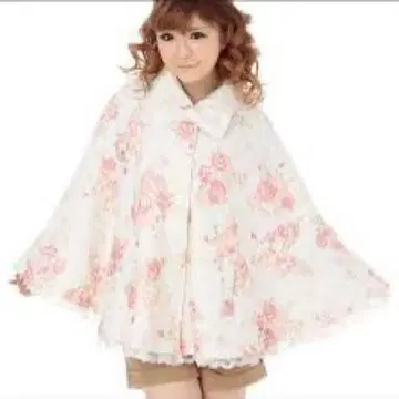 [ 완판템 ] 레어 헤이세이 LIZLISA 꽃무늬 판초