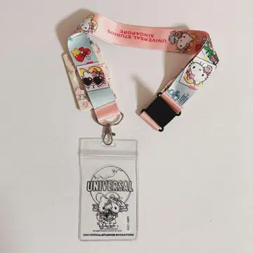 새상품 유니버셜 스튜디오 싱가포르 한정판 헬로키티 키티 패스 케이스