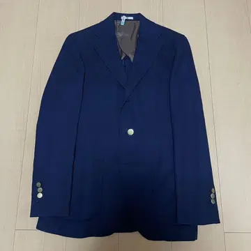 SUIT SELECT DRAGO 네이비 블레이저 골드 버튼