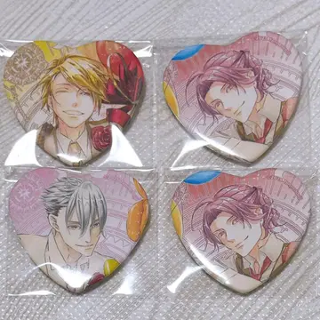 럭키독 캔뱃지 4개