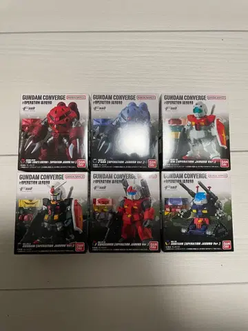 건담 컨버전스 OPERATION JABURO 6체 세트
