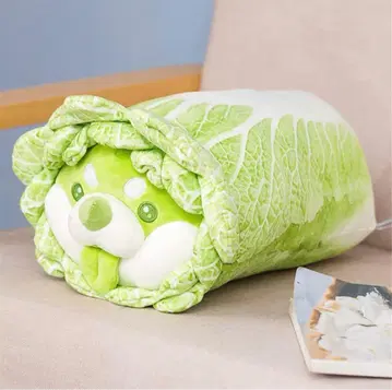 DODOWO 야채 요정 시리즈 봉제 인형 하쿠사이누 35cm (새상품)