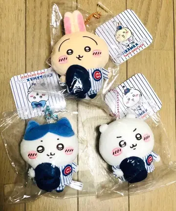 치이카와 MLB 도쿄 시리즈 컵스 치이카와 하치와레 토끼 3종 세트