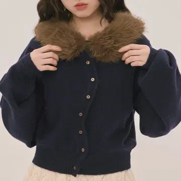 loin nuit 로완뉴이 뉘앙스 디자인 2way 가디건