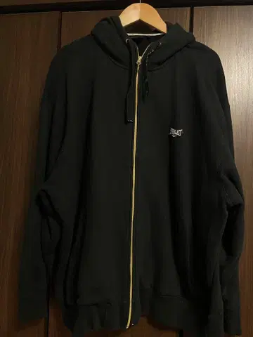EVERLAST 블랙 풀 집업 후드티