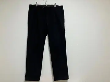 유나이티드 애로우즈 코튼 트라우저 1턱 팬츠 슬랙스 블랙