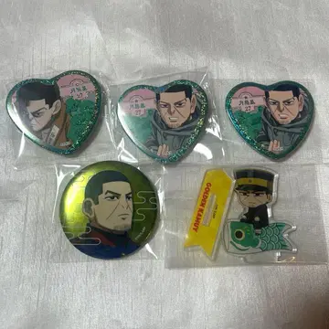 골든 카무이 츠키시마 캔뱃지 아크릴 스탠드 세트