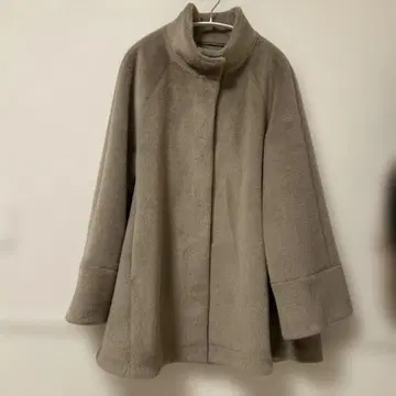 리랜드트루 에코 퍼 케이프 코트 M