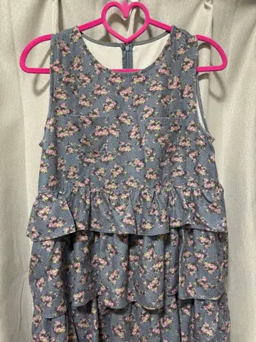 merry jenny floral dot 티어드 점프스커트 원피스